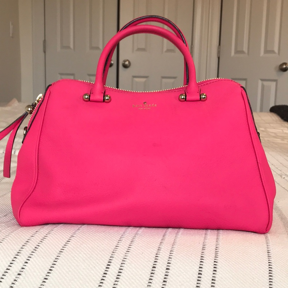 Hot pink Kate Spade bag!